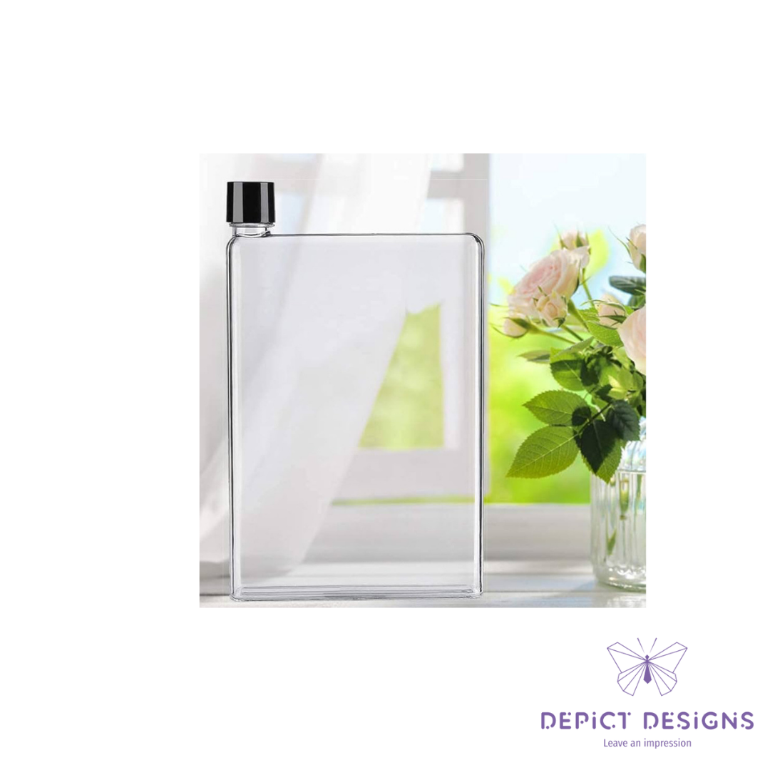 Flat Water Bottle