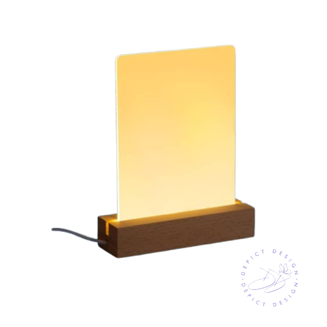 Acrylic Photo Frame LED Light