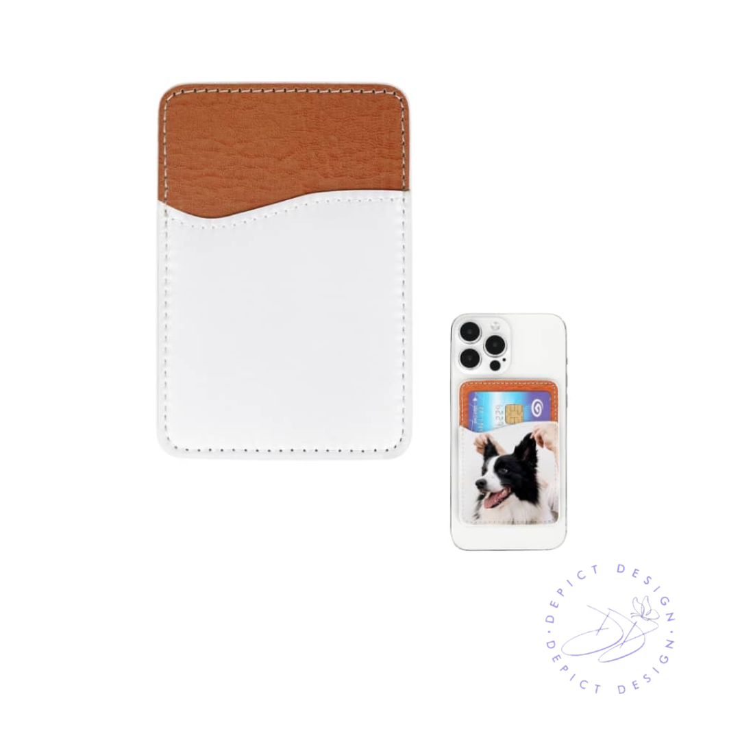 Leather Phone Card Holder
