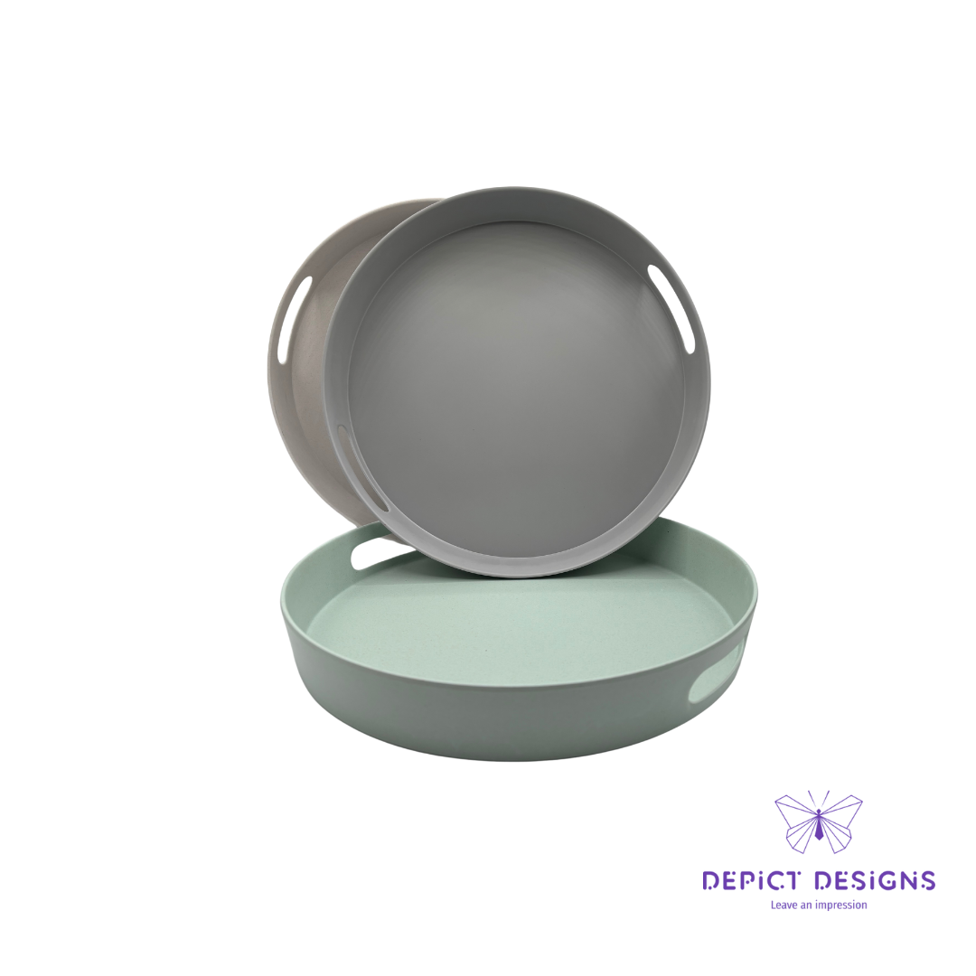 Round Serving Tray