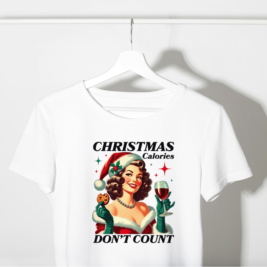 Christmas Calories Iron on