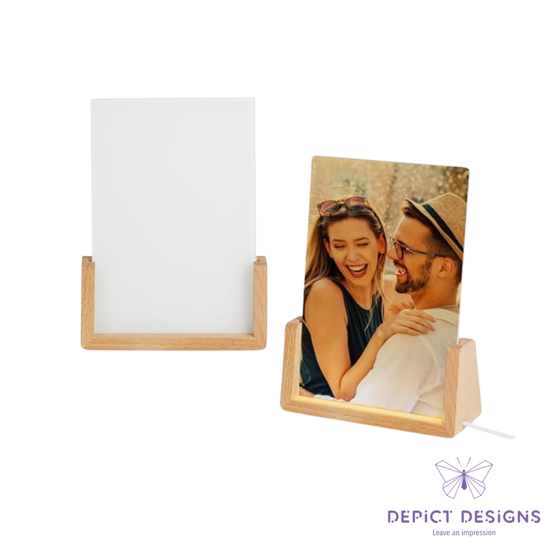 Glass Photo Frame LED Light