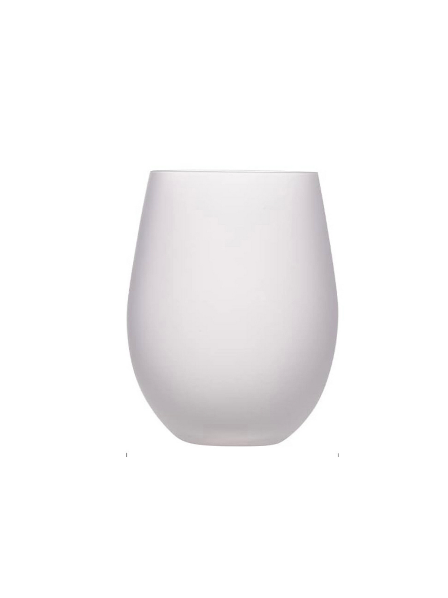 Stemless Sub Glass - Frosted