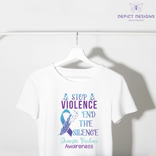 Stop Violence Iron on
